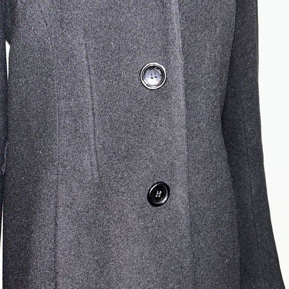 Calvin Klein Shawl Collar Black Coat NWT | 3 Button | Size 10 | 31” Length - Picture 3 of 10
